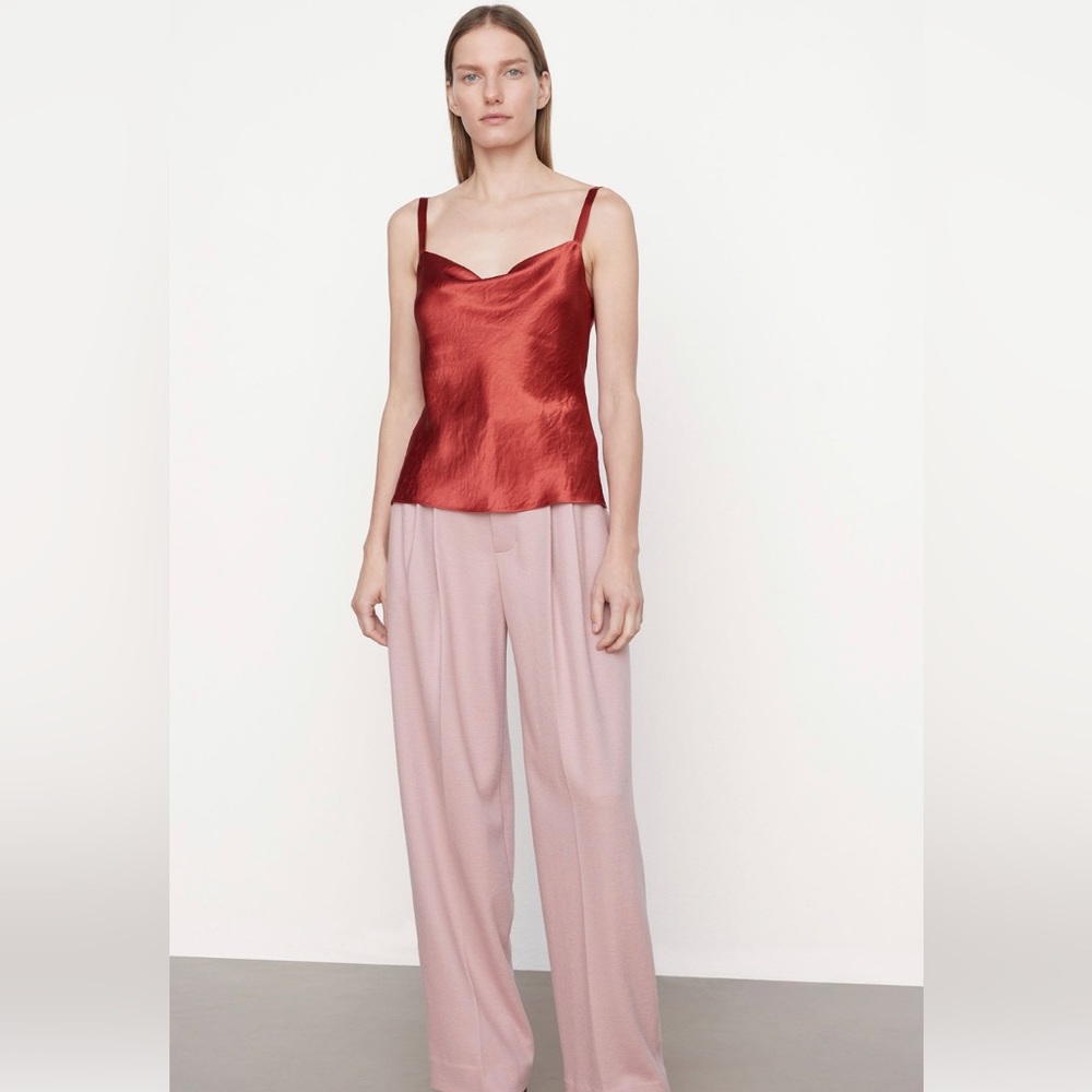 Satin Cowl Neck Camisole